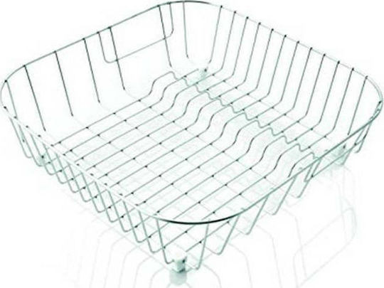 Pyramis Στραγγιστήρι Γούρνας Inox Ασημί 38x39x9.5cm