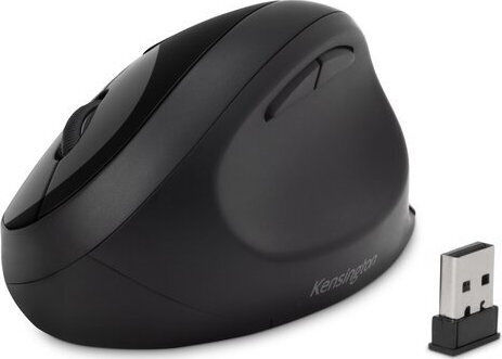 Kensington Pro Fit Ergo Wireless Безжичен Ергономичен Bluetooth Vertical Мишка Черен