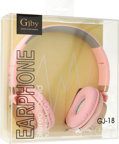 Gjby GJ-18 Cu fir On Ear Căști Roz