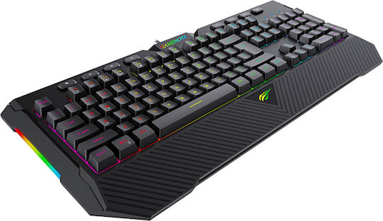 Havit KB486L Gaming Keyboard with RGB lighting (English US)
