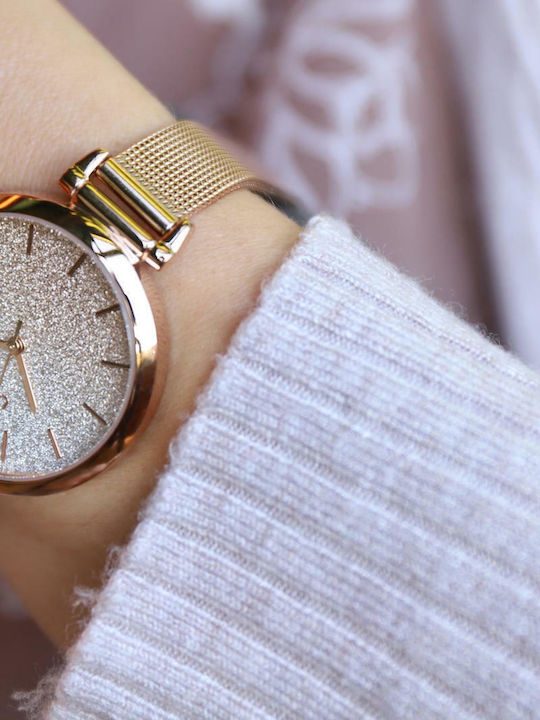 Lorus Damen Uhr mit Rose Gold Metallarmband