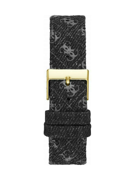 Guess Uhr mit Schwarz Stoffarmband