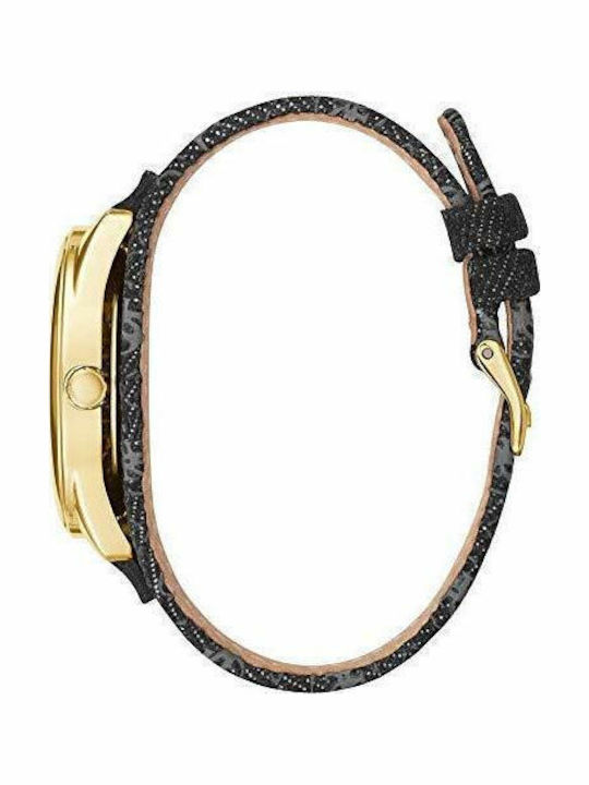 Guess Γυναικείο Ρολόι 40mm Μπαταρίας με Μαύρο Υφασμάτινο Λουράκι