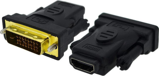 Μετατροπέας DVI-D male σε HDMI female 1τμχ