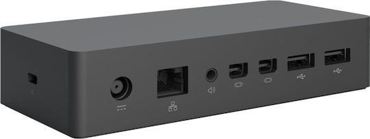 Microsoft Dock Surface Dock / USB-A Docking Station με 4K PD Ethernet Μαύρο