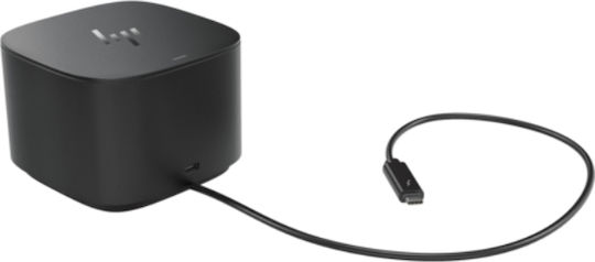 HP G2 Thunderbolt 3 Docking Station with DisplayPort 4K PD Ethernet and Support for 2 Monitors Black