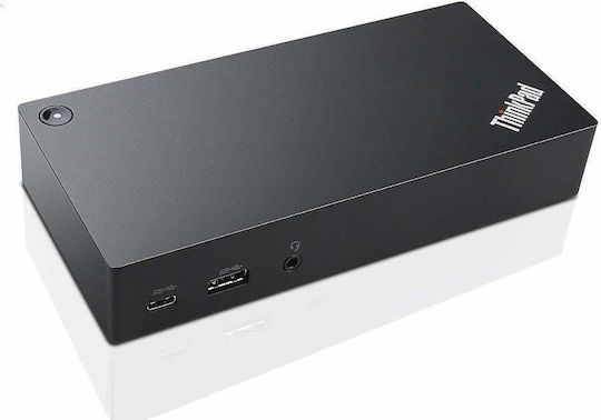 Lenovo ThinkPad Gen 2 USB-C Docking Station με HDMI/DisplayPort 4K PD Ethernet και συνδεση 3 Οθονών Μαύρο