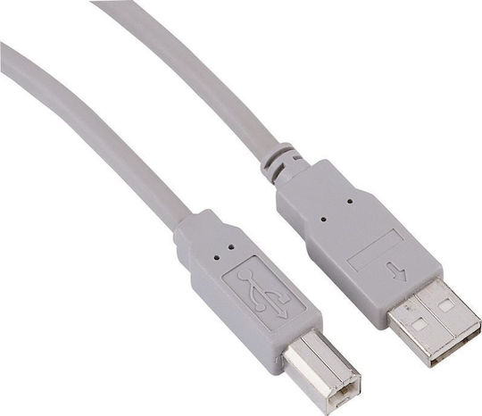 HAMA USB 2.0 Кабел USB-A мъжки - USB-B мъжки Сив 1.5м 00034694