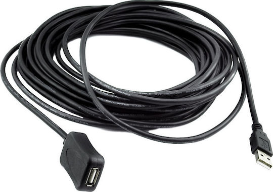 Bridge Cable USB 2.0 Cable USB-A male - USB-A female 10m (30636)