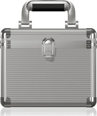 Icy Box Θήκη Προστασίας Aluminium Protective Case For 10x 2.5/3.5-inch Ασημί (IB-AC628)