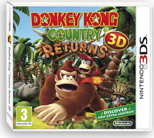 Donkey Kong Country Returns 3D Nintendo Selects Edition 3DS Game