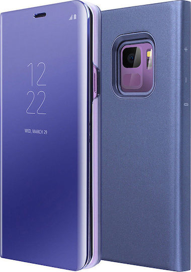 Книга Изкуствена кожа / Пластмаса Лилав (Galaxy A20e)