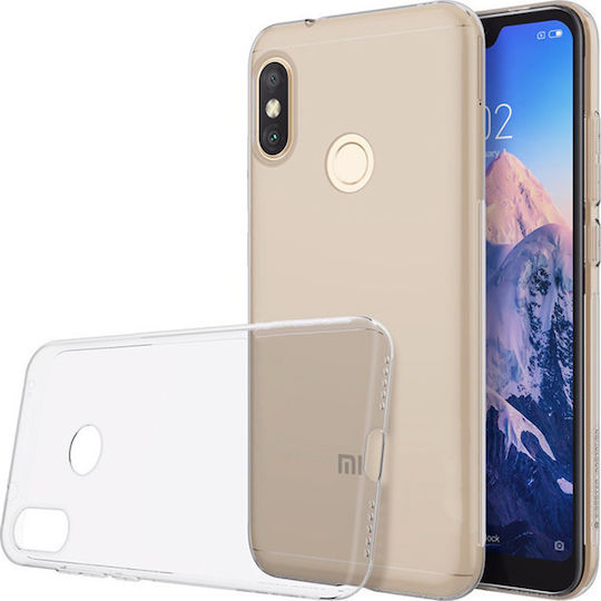 TPU Ultra Slim Задна корица Силикон 0.3мм Прозрачен (Redmi Note 6 Pro)