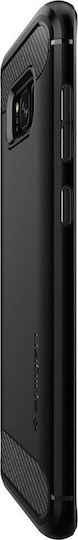 Spigen Rugged Armor Umschlag Rückseite Silikon Schwarz (Galaxy S8+)