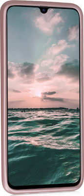 KWmobile Umschlag Rückseite Silikon Rose Gold (Galaxy A70) 48430.31