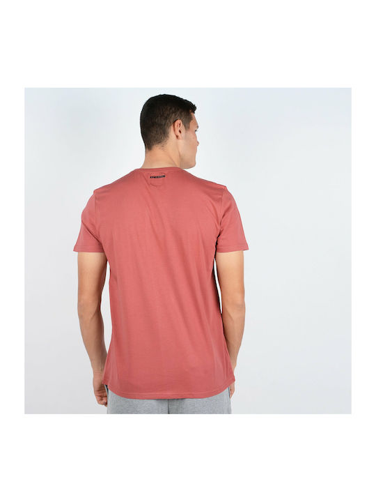 Emerson Herren T-Shirt Kurzarm Dusty Cranberry