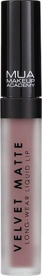 MUA Velvet Matte Long-Wear Liquid Lip Long Lasting Liquid Lipstick Matte Hush 3ml