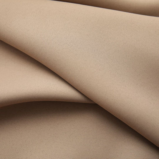 vidaXL Комплект Пердета И Завеси С Плик С Писалка Zacie Taupe 140x225см