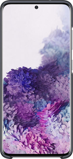 Samsung Umschlag Rückseite Kunststoff Schwarz (Galaxy S20)