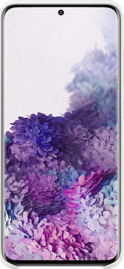 Samsung Silicone Cover Λευκό (Galaxy S20)