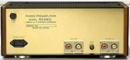 Leben RS-30EQ Phono Preamp Χρυσό