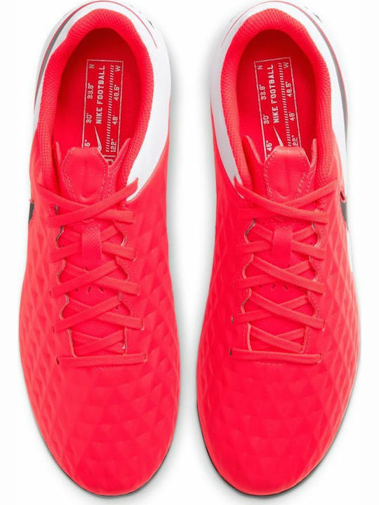 Nike Tiempo Legend 8 Academy FG MG Football Shoes with Cleats FG/MG Red