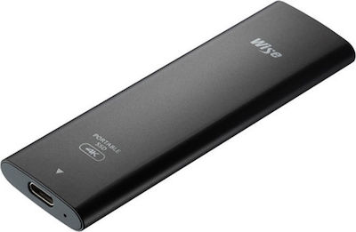 Wise Advanced Portable SSD USB 3.1 / USB-C Externe SSD 2TB M.2 Schwarz