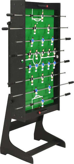 vidaXL Wooden Foldable Football Standing Table with Telescopic Rods L121xW61xH80cm