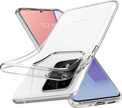 Spigen Liquid Crystal Coperta din spate Silicon Transparent (Galaxy S20 Ultra) ACS00709