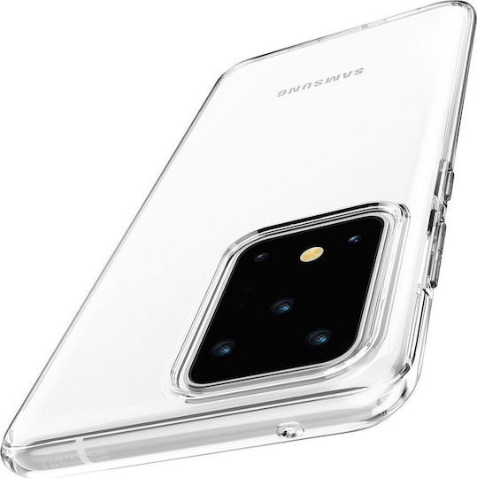 Spigen Liquid Crystal Back Cover Σιλικόνης Διάφανο (Galaxy S20 Ultra)