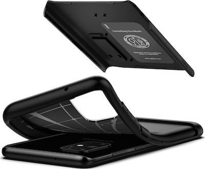 Spigen Slim Armor Umschlag Rückseite Kunststoff Schwarz (Galaxy S20+) ACS00647