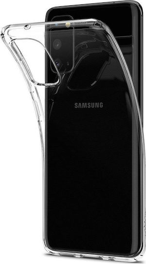 Spigen Liquid Crystal Umschlag Rückseite Silikon Transparent (Galaxy S20)