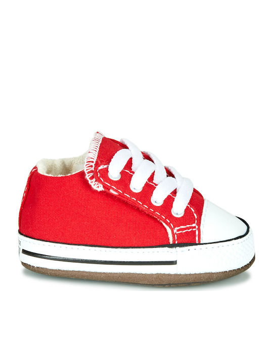Converse Βρεφικά Sneakers Αγκαλιάς Κόκκινα Star Cribster Canvas