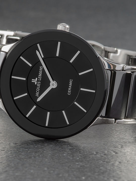 Jacques Lemans Dublin Ceramic Ρολόι Μπαταρίας Jacques Lemans Dublin Ceramic Ρολόι Μπαταρίας