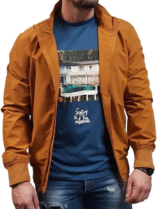 Jacket Bomber Waterproof and Windproof Copper