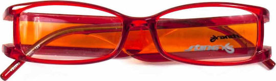 Sting Kinder Acetat Brillengestell Rot VSJ548 6NL