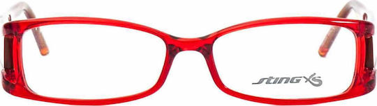 Sting Kinder Acetat Brillengestell Rot VSJ548 6NL