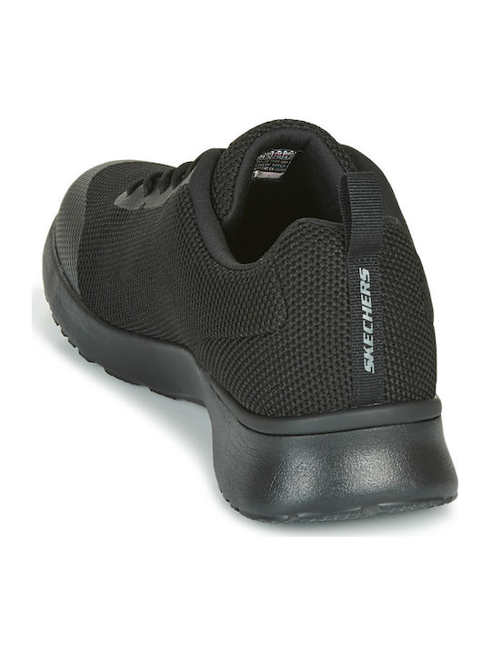 Skech Air Dynamight Herren Sportschuhe Laufen Schwarz
