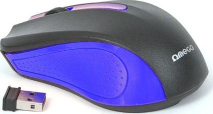 Omega 419 Wireless Ασύρματο Ποντίκι Black/Blue