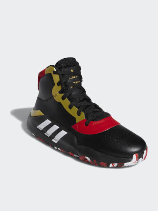 Pro Bounce 2019 Hoch Basketballschuhe Core Black / Cloud White / Scarlet