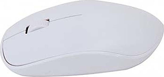 Omega 420 Wireless Ασύρματο Ποντίκι Λευκό