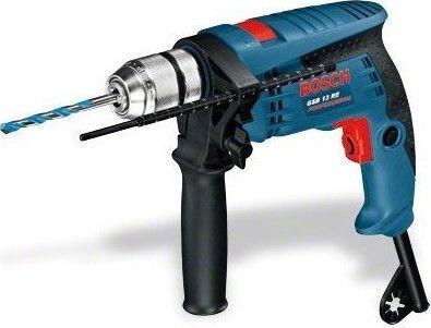 Bosch GSB 13 RE Professional Impact Drill 600W with Case and with Set of 4 drill bits MultiConstruction "RobustLine" CYL-9 (4,5,6,8mm)