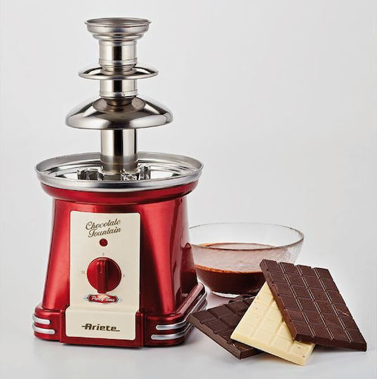 Ariete 2962 Συντριβάνι Σοκολάτας με 3 Επίπεδα 500gr Κόκκινο