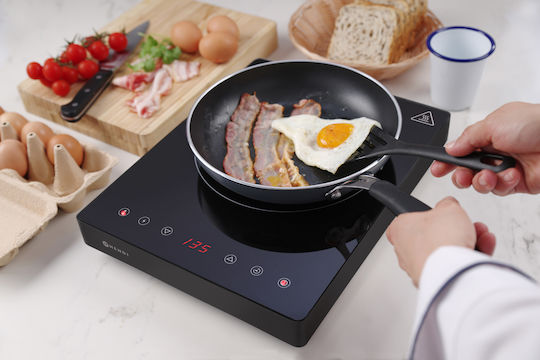 Hendi Electric Cooktop Inductive 2kW 29.3x37.3x5.6cm