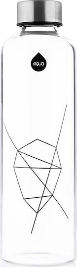 Equa Wasserflasche Glas mit Schraubdeckel 750ml