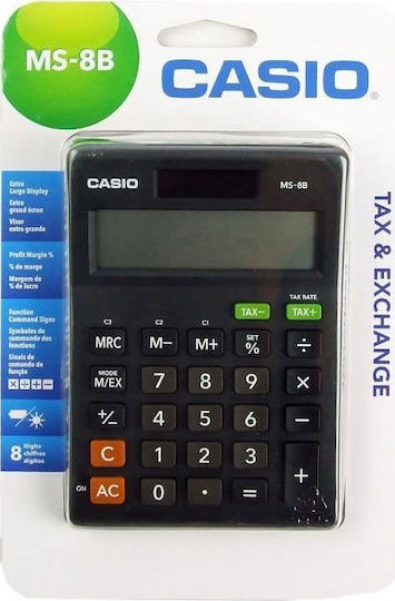Casio Calculator Contabilitate 8 Cifre în Culoarea Negru 1buc