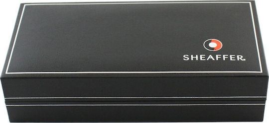 Sheaffer Sagaris Gloss Black Barrel Bright Chrome Cap Ballpoint Pen
