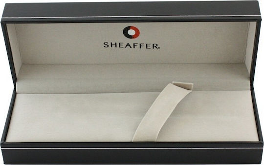 Sheaffer Sagaris Gloss Black Barrel Bright Chrome Cap Ballpoint Pen