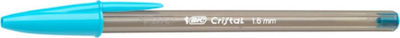 Bic Στυλό Ballpoint 1.6mm με Γαλάζιο Μελάνι Cristal