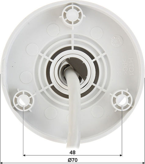 Hikvision DS-2CD1043G0-I(C) IP Cameră de Supraveghere Full HD+ 4MP Rezistentă la apă cu Lentilă 2.8mm